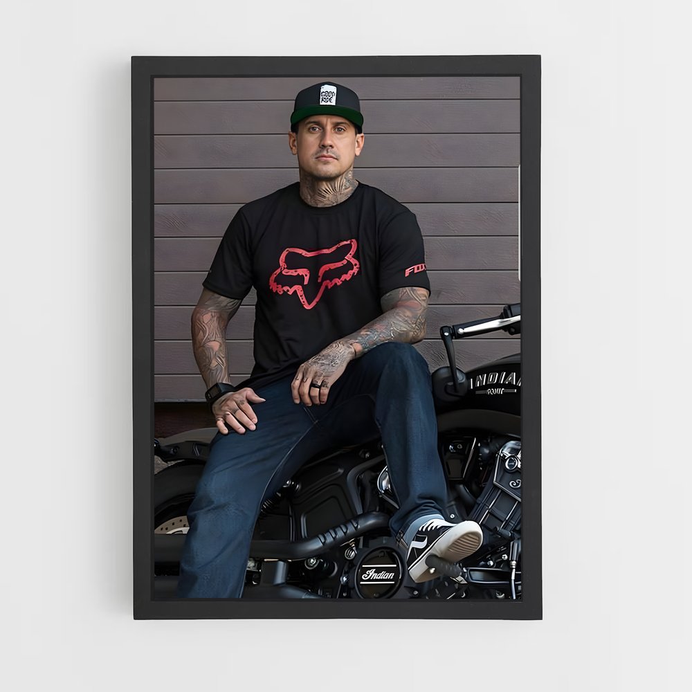 Poster Ride with Heart – affiche Motocross freestyle (vue 2)